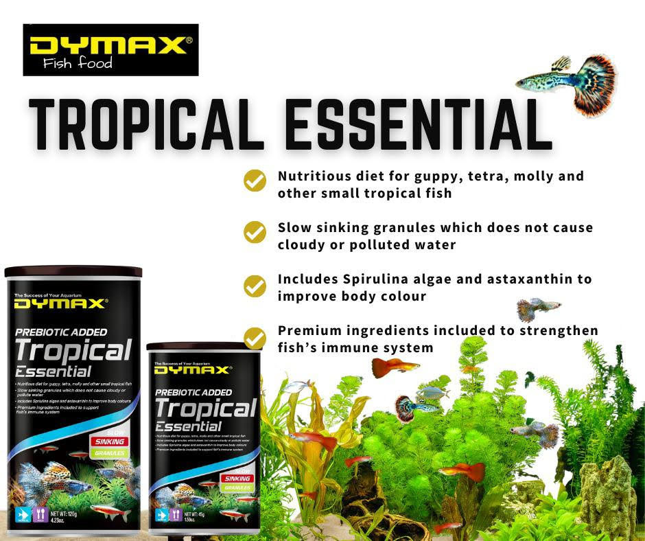 Dymax Tropical Essential 420g/1200ml Sinking Granules
